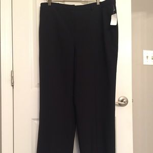 Black Polyester Lined Pants - Brand Unknown - 16